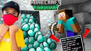 ULTIMATE ARMOUR ENCHANTMENT | MINECRAFT SURVIVAL EP-7