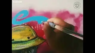 Who is Austriker Jones??? Street Art Mural Process | Graffiti Painting Tutorial #graffiti #viralart