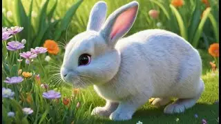 Bouncy Bunny Twitches Nose | Kids Animal Rhyme | Educational Songs for Children | Baby Music
