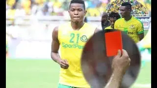 MAKAME Azua BALAA YANGA, LAMINE Alamba Kadi Nyekundu / Yatolewa CAF
