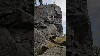 Klarade 6b p&aring; Gubben i Berget (Kode) &ndash; Top Rope #climbing