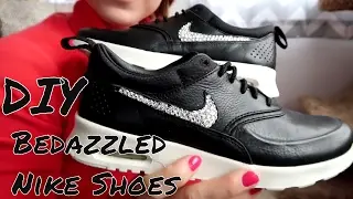 DIY Nike Shoe Bedazzle Tutorial