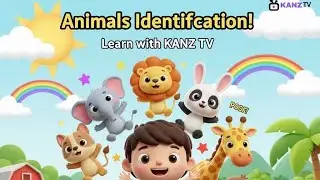 Animals Identification for Kids 🐶🐱 Learn with KANZ Kids TV