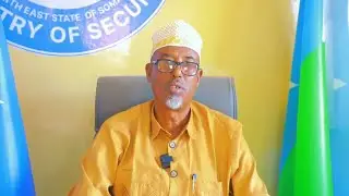 Wasiirka Amniga Dawladda waqooy Bari Mudane Cabdirisaaq Faarax Warsame ayaa bogaadin