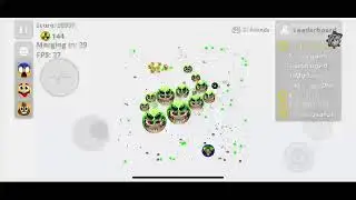 AGAR.IO MOBILE LIVE WITH BOTS #BOTS #AGARIO #LIVE