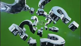 Epic Animated Question Marks Green Screen for Dynamic Video Backgrounds