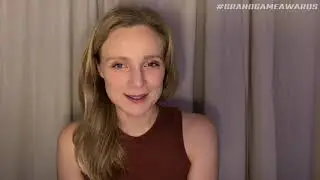Salome R. Gunnarsdottir Presenting Best Horror Game Grand Game Awards 2025