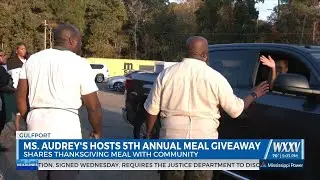 Ms. Audrey's Southern Kitchen and Catering hosts annual Thanksgiving meal giveaway