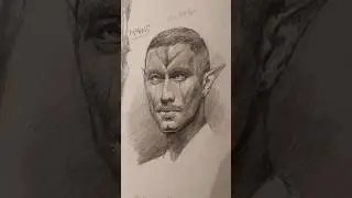 Fantasy Portrait Drawing in Pencil | Turning a Real Face into an Elf Character
