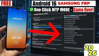 Samsung Android 15/16 FRP Bypass Free Tools Working 2026 | Forgot Email Fix | Android 14/15/16