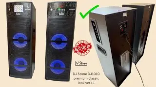 💥💥DJ STONE DJ1010 Premium Party Speakers - Classic Look, Karaoke,  Multimedia Tower for Party Lovers