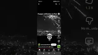 fuegos artificiales en Per&uacute;
