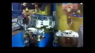 Automation of refrigeration compressor welding production line