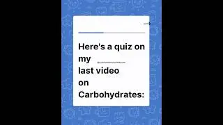 Quiz on Carbohydrates | Health | Tips | Nutrition | Weight loss #diet #nutrition