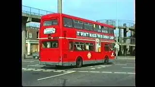 London's Buses at Edmonton Green in 1990