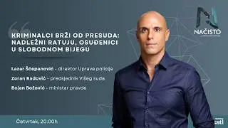 Načisto - Kriminalci brži od presuda: Nadležni ratuju, osuđenici u slobodnom bijegu