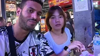 Thai girl takes me to eat bugs 