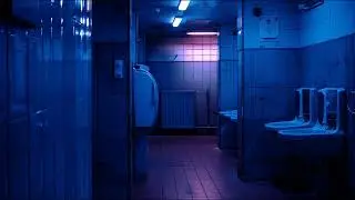 You are in a bathroom of a 90's club
