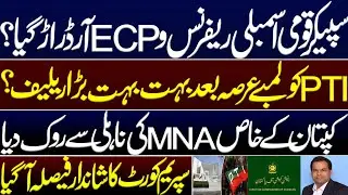 Superior Court stops ECP from the disqualification of PTI MNA close to Imran Khan?.Supreme Court.IHC