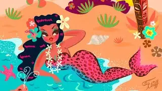 💖 Happy Tiki Thursday 💖 leopard mermaid #shorts