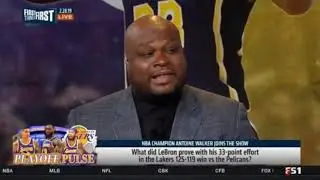 FIRST THINGS FIRST | Lebron James 33-point vs Pelicans | February 28th, 2019