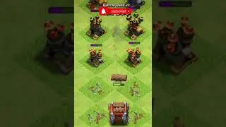 Log Launcher VS All level Air defenses.#clashofclans #cocshorts2021