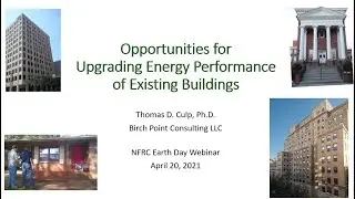 Opportunities for Upgrading Energy Performance of Existing Buildings