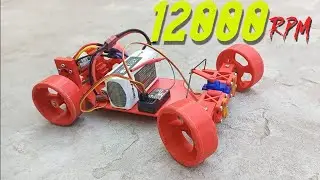 3D Printed F1 RC Car Test Drive Ends in EPIC Crash! 🏎️💥 | DIY RC Car Build