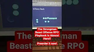 The Strongman Beast Offense RPO Playbook is almost here! Take your football team to the next level!