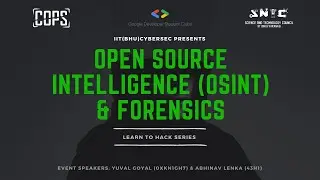 Digital Forensics | Learn to Hack series - 2| Part I | IIT(BHU)CyberSec | COPS