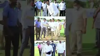 YS Jagan Mohan Reddy Playing Cricket 🏏💙 | People&rsquo;s CM in Action 🔥 | Jagan Anna👑 | #trending #viral