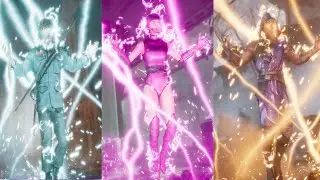 MK11 All Characters Create Lightning Storms w/  Raidens Powers (Raiden Intro 3)