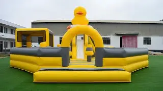 Yellow Duck Fun City #factoryslide #bounce #castle #inflatablebouncer  #inflatable
