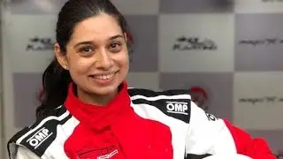 First woman car racer to win the Indian national championship #viralvideo #racing #f1 #women #india