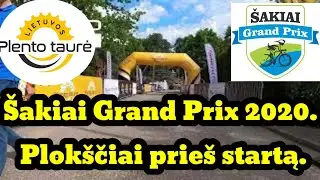 &Scaron;akiai Grand Prix 2020. Plok&scaron;čiai prie&scaron; startą.