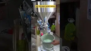 Dish Wash Filling Machine