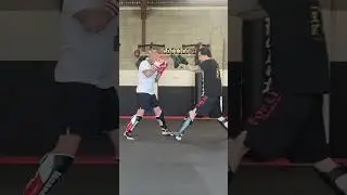 Father and son 🔥 #shorts #martialarts #fathervsson #mma #kickboxing #mauythai #padwork #striking