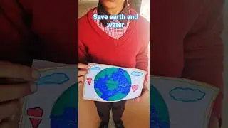 Save earth and water #basiceducation #creativity #artwork #drawing#savetheworld #save environment