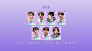 [Rhythm Hive] Pull BTS 'Sing With BTS' Live Theme Card