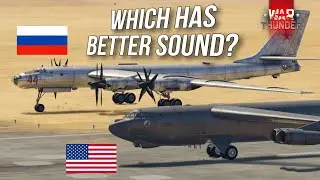 Flyby Sounds of B-52H vs.Tu-95M