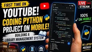 Python Project on Mobile 🔥 Library Management System | Beginner Friendly