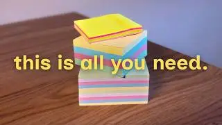 3 Simple Methods to Use Sticky Notes for ADHD Productivity & Focus 