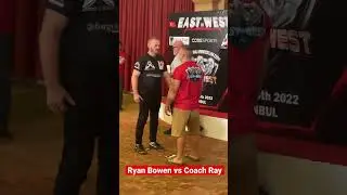 Ryan Bowen vs Coach Ray staredown