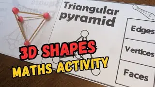 Learn About Faces, Edges and Vertices - 3D Shapes | Basic Geometry for Kids