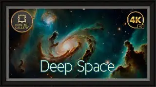 Deep Space Frame TV Art with a Soothing Soundtrack | 60 Images (4K) | 1 Hour