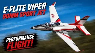 Performance Demo Flight E-Flite Viper 90mm with FMS EDF Upgrade!