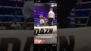 DEJI KNOCKS DOWN FOUSEY😱🥊 - crowd reaction