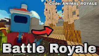 I made Battle Royale in Animal Blocks! (Animal Royale) with @Captain_Lemur 