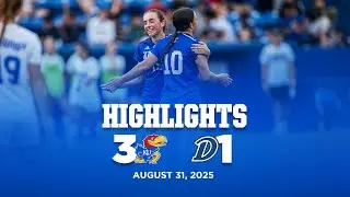 Kansas Soccer vs. Drake Highlights