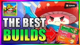 ▶️🔥 ALL WARRIOR BUILDS!! Early, Mid And Late Game! - Legend of Mushroom | COMPLETE GUIDE